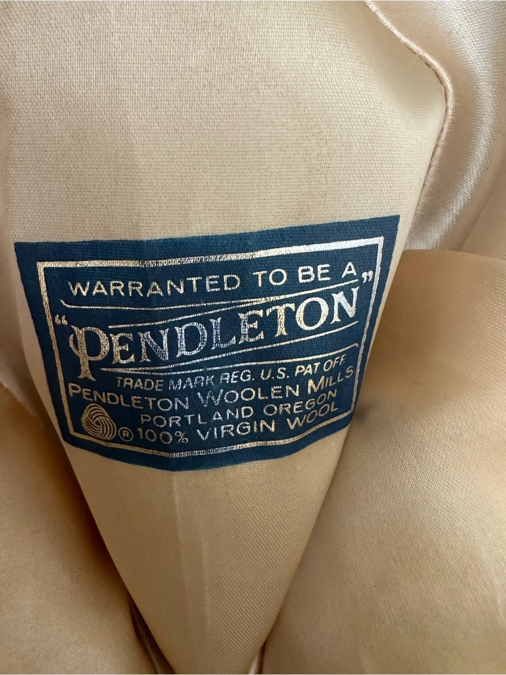 Pendleton Cream Wool Fedora - Picture 7 of 8